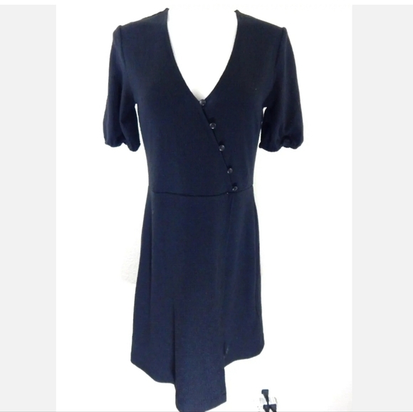 Madewell Cross Front Button Dress - Picture 2 of 4